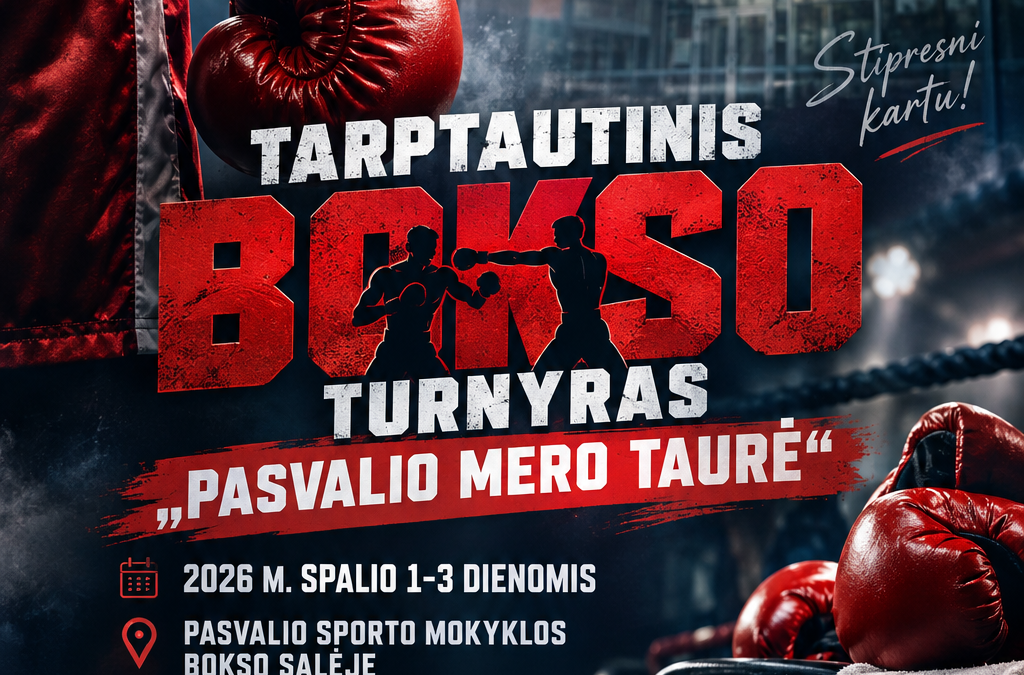 🥊 PASVALYS KVIEČIA Į BOKSO RINGĄ! 🥊